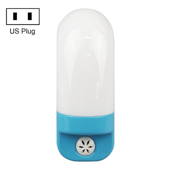 A88 Intelligent Light Sensing LED Bedside Lamp Corridor Aisle Night Light, Plug:US Plug(Blue)