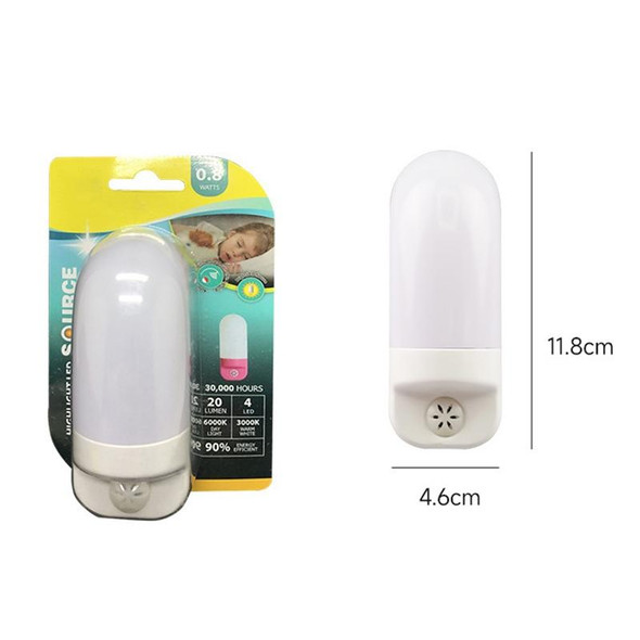 A88 Intelligent Light Sensing LED Bedside Lamp Corridor Aisle Night Light, Plug:AU Plug(Blue)