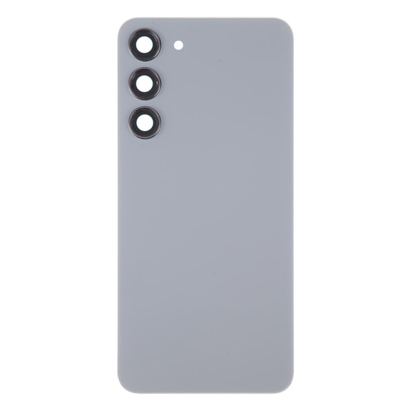 For Samsung Galaxy S23+ SM-S916B OEM Glass Battery Back Cover with Camera Lens Cover(Grey)