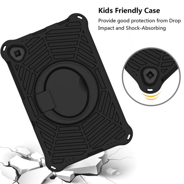 For Xiaomi Mi Pad 4 Plus Spider King Silicone Protective Tablet Case(Black)