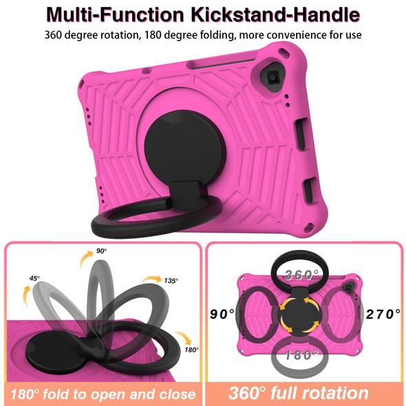 For Xiaomi Mi Pad 4 Plus Spider King Silicone Protective Tablet Case(Rose Red)