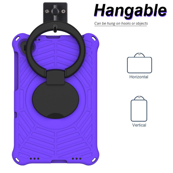 For Xiaomi Mi Pad 4 Plus Spider King Silicone Protective Tablet Case(Purple)