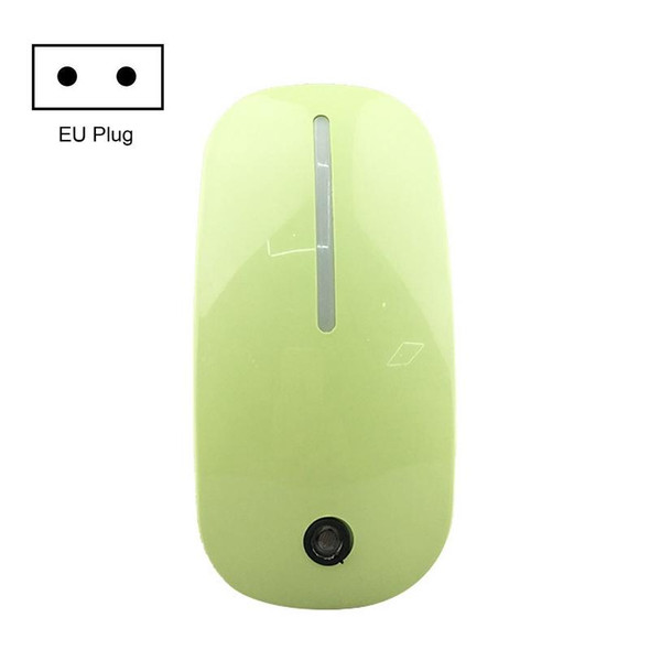 A66 Mouse Type LED Intelligent Light Control Night Light, Plug:EU Plug(Green)