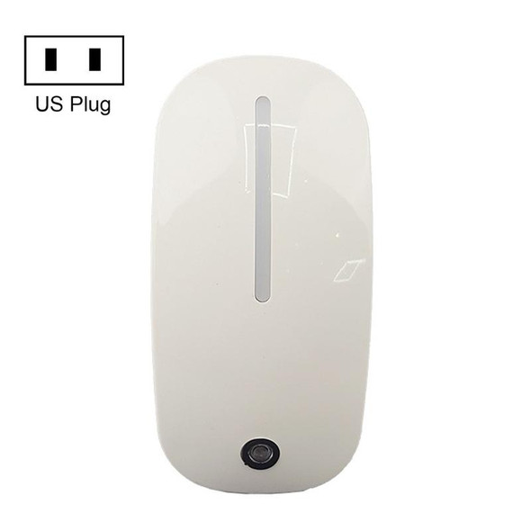 A66 Mouse Type LED Intelligent Light Control Night Light, Plug:US Plug(White)