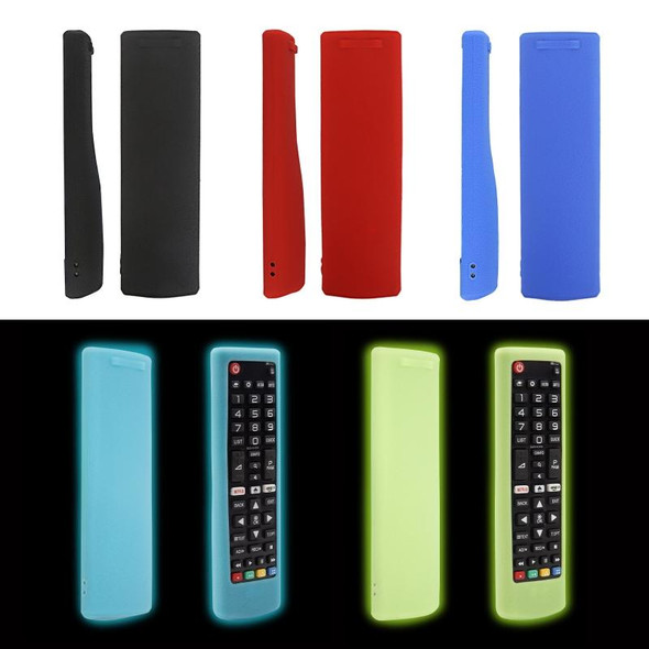 For LG 2pcs Remote Control Drop-Proof Protection Case(Luminous Green)