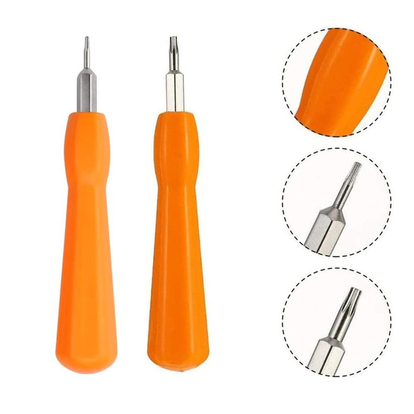 2 In 1  For RIng Doorbell Screwdriver Replacement For Ring Doorbell Battery Change(Orange)