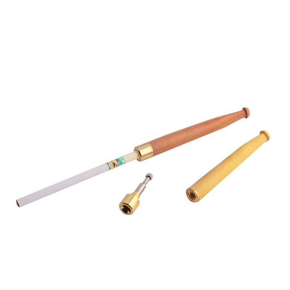 Ladies Twig Pull Rod Filter Can Wash Wood Sandalwood Long Cigarette Holder, Specifications:5 mm Fine Smoke(Ebony A102)