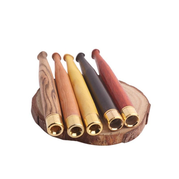 Ladies Twig Pull Rod Filter Can Wash Wood Sandalwood Long Cigarette Holder, Specifications:5 mm Fine Smoke(Ebony A102)