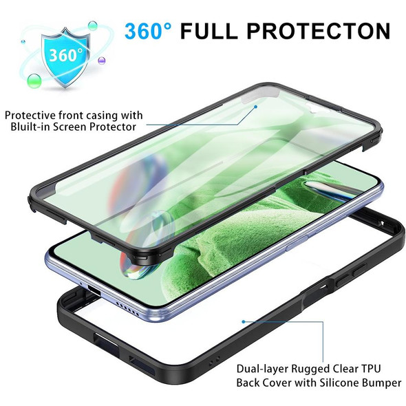 For Xiaomi Redmi Note 12 5G / Poco X5 Acrylic + TPU 360 Degrees Full Coverage Phone Case(Green)