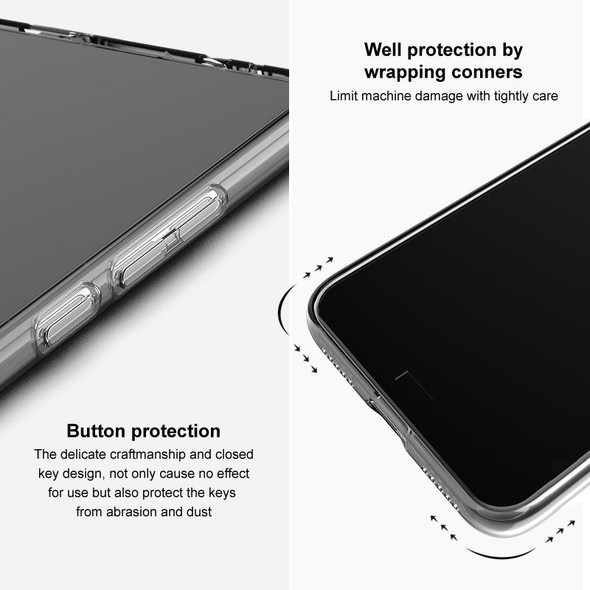 For Samsung Galaxy S23 Ultra 5G IMAK UX-10 Series Transparent Shockproof TPU Phone Case