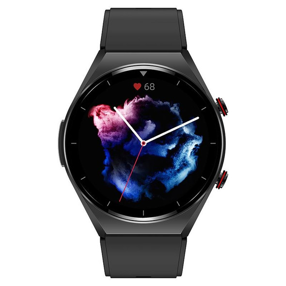 E09 1.32 inch Color Screen Smart Watch,Support Heart Rate Monitoring / Blood Pressure Monitoring(Black)
