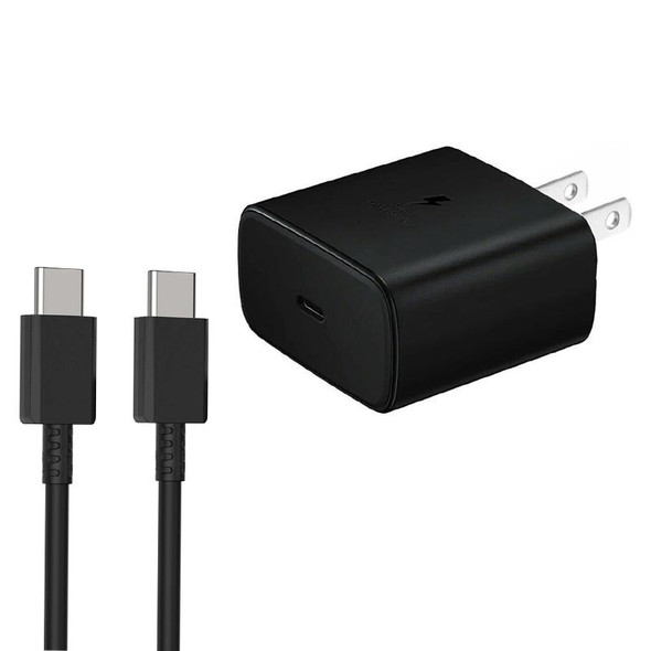 M135 45W USB-C / Type-C Port Fast Charger with 5A Type-C to Type-C Cable, US Plug(Black)
