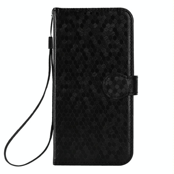 For vivo V27e / S16e Honeycomb Dot Texture Leather Phone Case(Black)