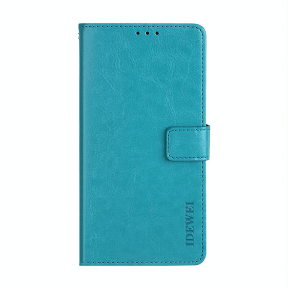 For Sharp Rouvo V idewei Crazy Horse Texture Leatherette Phone Case with Holder(Sky Blue)