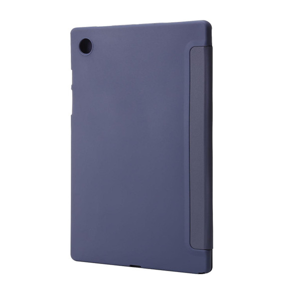 For Huawei Matepad SE 3-fold TPU Leatherette Tablet Case(Lavender Grey)