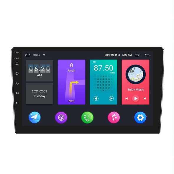 A2798 9 Inch Android WiFi 2+32G Central Control Large screen Universal Car Navigation Reversing Video Player, Style:Standard