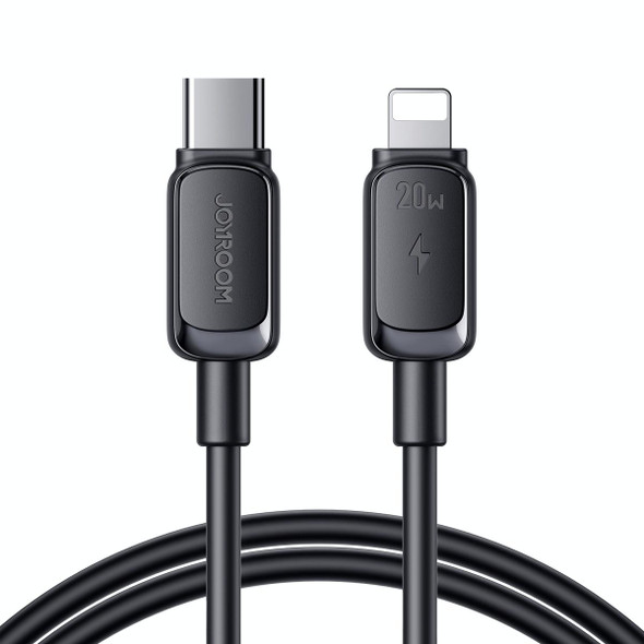 JOYROOM S-CL020A14 Multi-Color Series 20W USB-C / Type-C to 8 Pin Fast Charging Data Cable, Length:1.2m (Black)