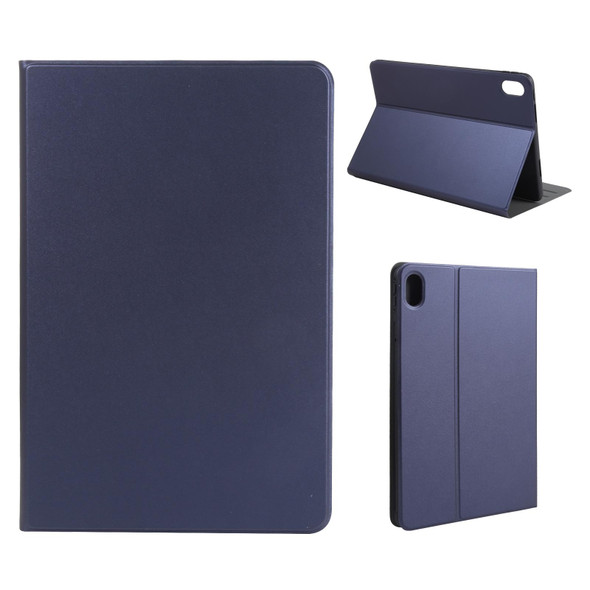 For Huawei MatePad 11 2023 Voltage Elastic Texture Flip Leatherette Tablet Case(Dark Blue)