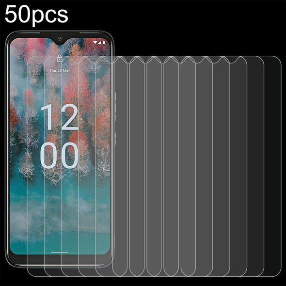 For Nokia C12 50pcs 0.26mm 9H 2.5D Tempered Glass Film