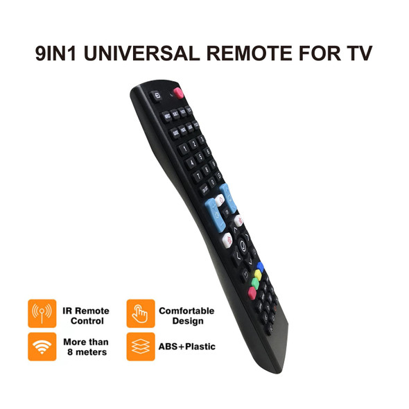 CRC2209V Infrared Universal Learning Remote Control 9 in 1 Smart LCD TV Remote Control