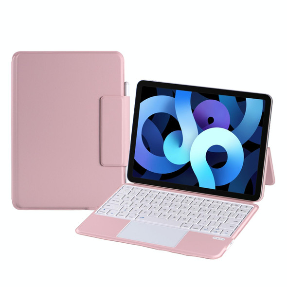 X3125-6 Integrated Thin Magnetic Bluetooth Keyboard Case For iPad Air 2022/Air 2020 10.9/Pro 11 2018/2020/2021/2022(Pink)