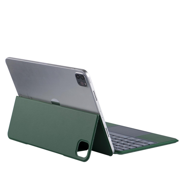 X3125-6 Integrated Thin Magnetic Bluetooth Keyboard Case For iPad Air 2022/Air 2020 10.9/Pro 11 2018/2020/2021/2022 (Green)