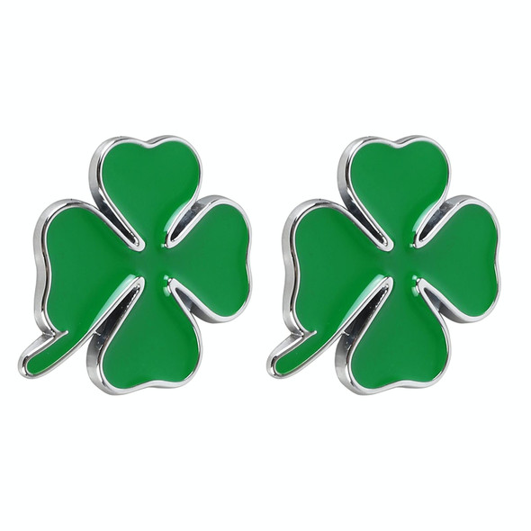 Four Leaf Clover Luck Symbol Badge Labeling Sticker Styling Car Decoration, Size: 2x2x0.2cm