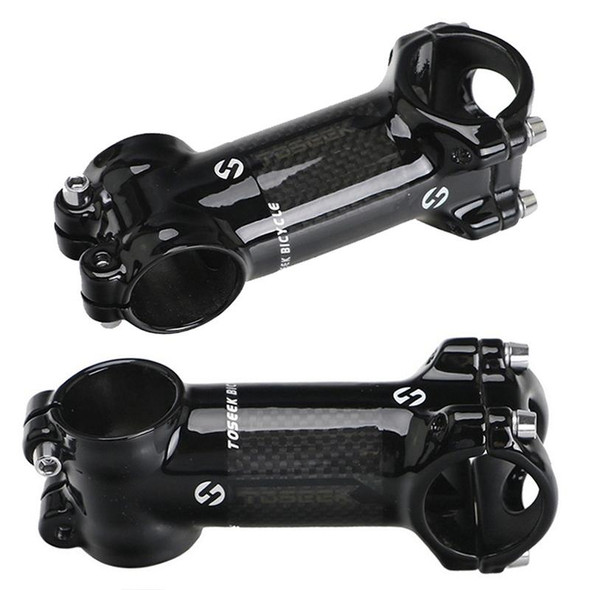 TOSEEK Road Mountain Bike Ultra-light Handlebar Stem Riser Faucet, Size: 6 Degree, 70mm (Gloss)