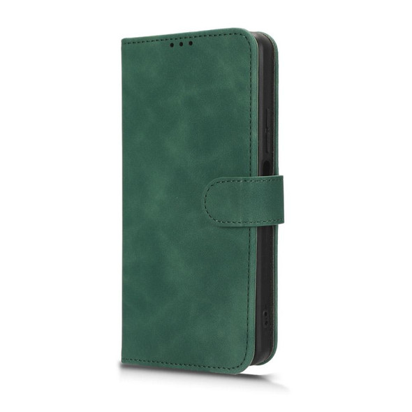 For TECNO Spark 10 Pro Skin Feel Magnetic Flip Leatherette Phone Case(Green)