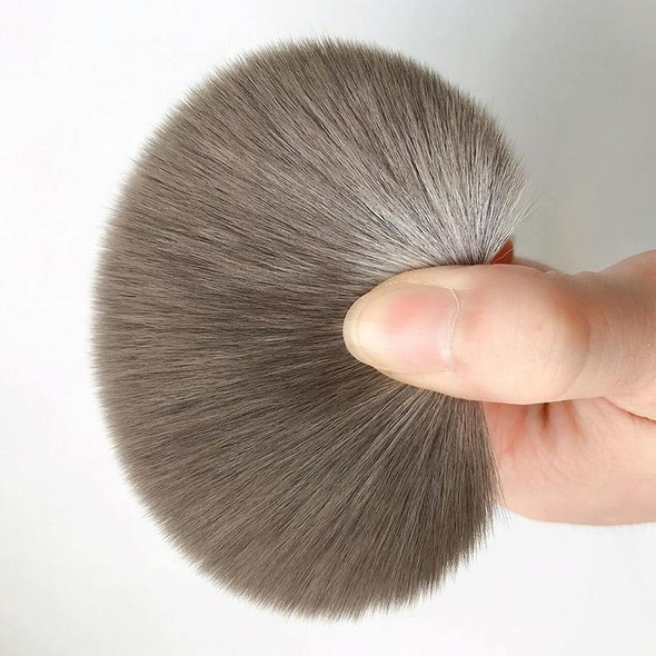 Makeup Brush Corn Silk Fiber Hair Can Washing Makeup Brush, Style:Pink Loose Powder Brush