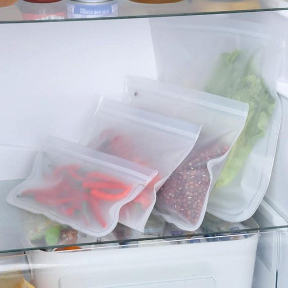 10pcs EVA Refrigerator Reusable Food Airtight Peservation Bag, Size: Small