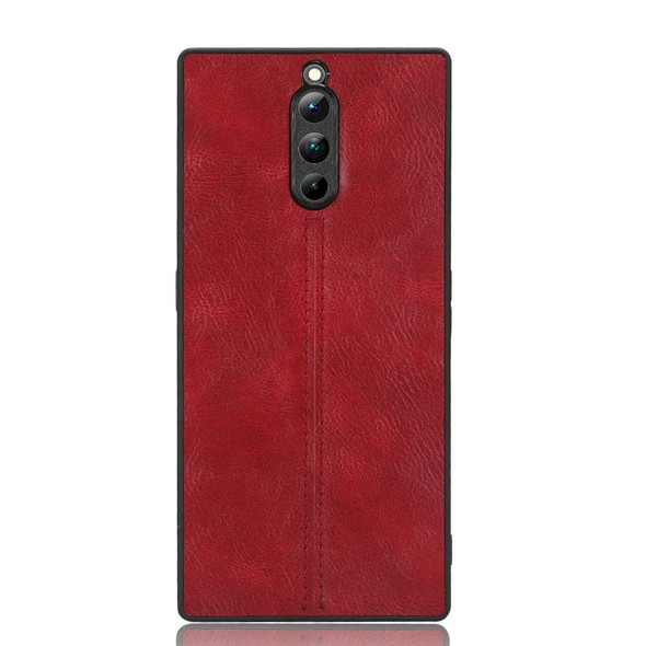 For ZTE  nubia Red Magic 8 Pro Sewing Cow Pattern Skin PC + PU + TPU Phone Case(Red)