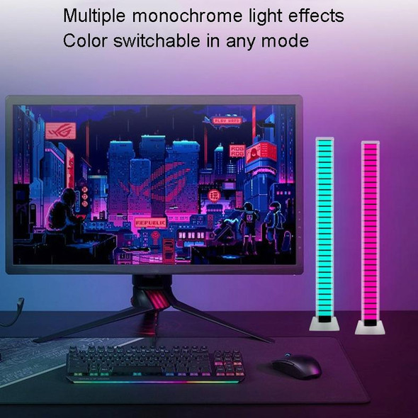 LED Pick Up Light Illuminating Light Effect Desktop Night Light, Color: White+Stand(USB Charging)