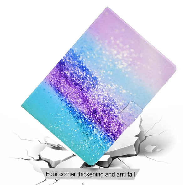 For Huawei Matepad SE 10.4 2022 Electric Pressed Colored Drawing Leatherette Tablet Case(Color Sand)