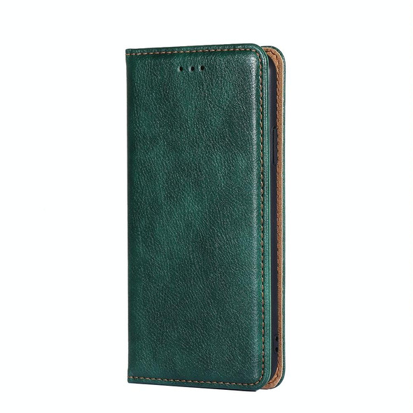 For Tecno Camon 19 / 19 Pro Gloss Oil Solid Color Magnetic Leatherette Phone Case(Green)