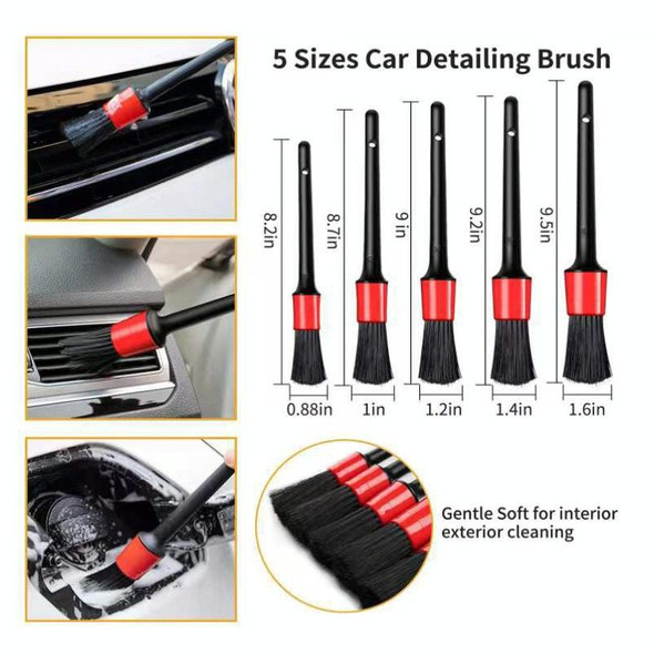 40 in 1  Car Air Conditioner Air Outlet Electric Drill Cleaning Brush