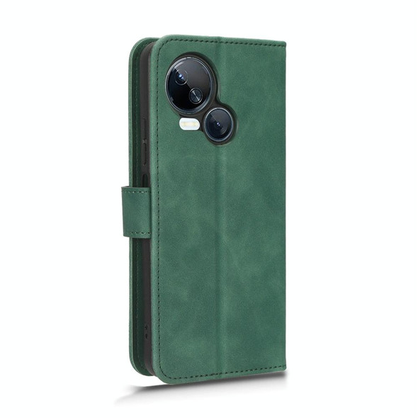 For TECNO Spark 10 5G Skin Feel Magnetic Flip Leatherette Phone Case(Green)