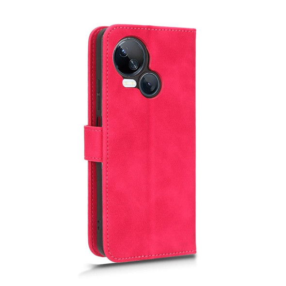For TECNO Spark 10 5G Skin Feel Magnetic Flip Leatherette Phone Case(Rose Red)