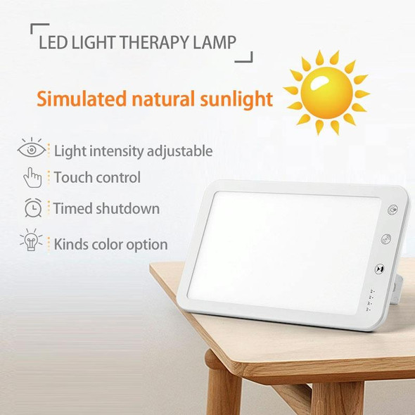 JSK-30 LED Timing Intelligent Dimming SAD Therapy Lamp, Specification: With Power Line