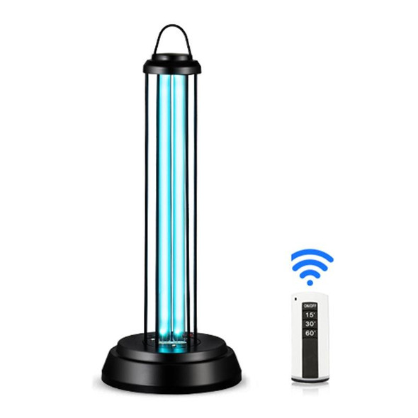 60W Desktop UV Light Lamp Disinfection Anti-virus Sterilization Lamp Bar Strip with Remote Control, 3 Pin CN Plug