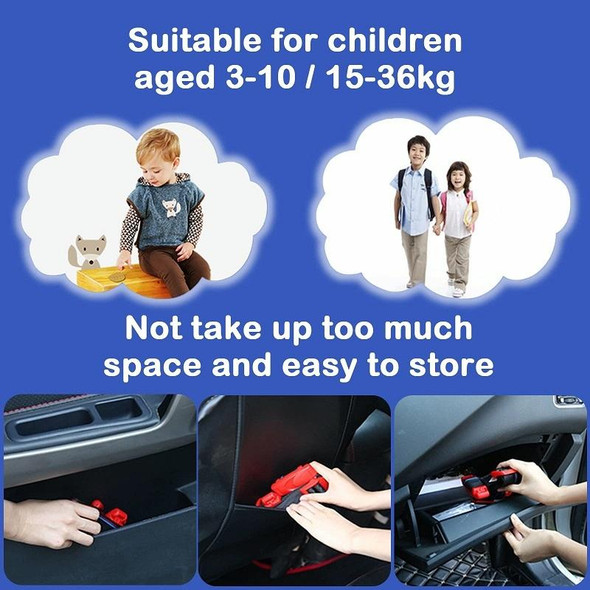 Car Child Seat Safety Belt Adjustment Anti-collision Limit Fixer(Blue)