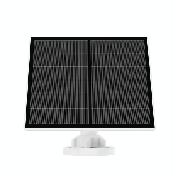 5W Monocrystalline Silicon Outdoor Camera Solar Panel Support USB&Type-C/USB-C Interface