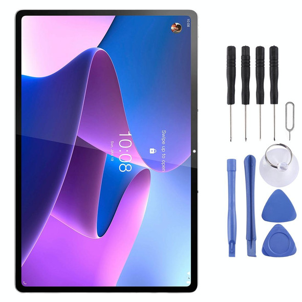 AMOLED LCD Screen For Lenovo Tab P12 Pro 12.6 2021 TB-Q706Z TB-Q706F With Digitizer Full Assembly (Black)