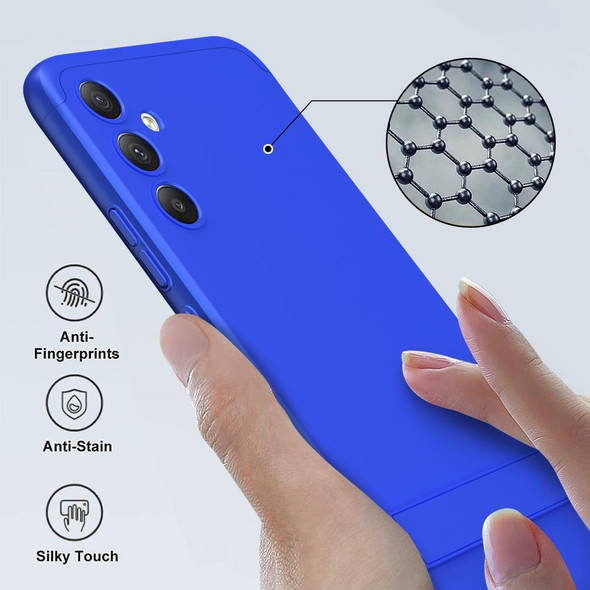 For Samsung Galaxy A34 5G GKK Three Stage Splicing Full Coverage PC Phone Case(Blue)
