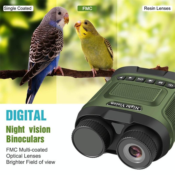 DT29 3 inch IPS Screen Binoculars Digital Binoculars Night Vision(Green)