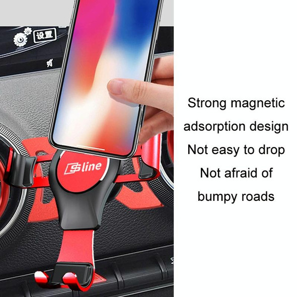 For Audi Car Strong Magnetic Phone Holder(A3/S3 Stand 1 black)