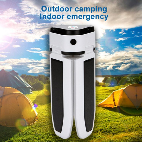 Multifunctional USB Charging 60 LED Trefoil Camping Lamp Outdoor Tent Portable Lamp Flashlight  Emergency Light Bulb Light, Style: Magnet