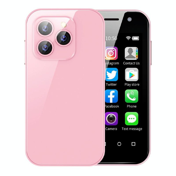 SOYES 14 Pro, 3GB+32GB, Face Recognition, 3.0 inch Android 9.0 MTK6739CW Quad Core up to 1.28GHz, OTG, Network: 4G, Dual SIM, Support Google Play (Pink)