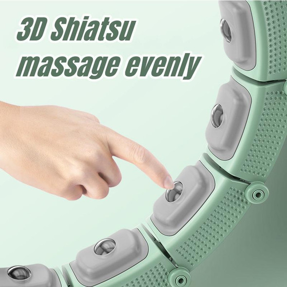 Smart Abdominal Ring Waist Trainer Magnet Massage Loss Weight Exercise Equipment Purple(18 Knots)