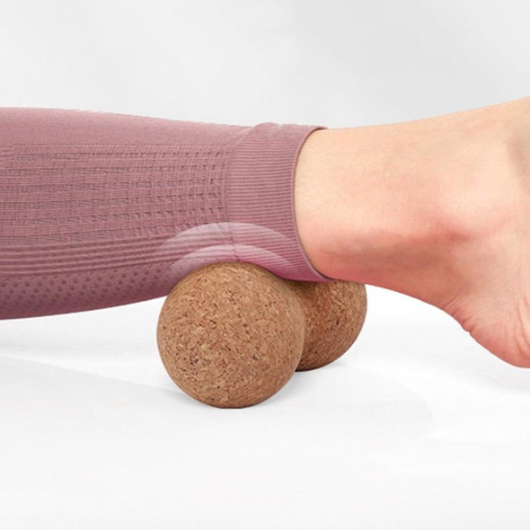 YG050 Cork Yoga Massage Ball Fascia Ball Fitness Peanut Balls, Specification: Diameter 7cm